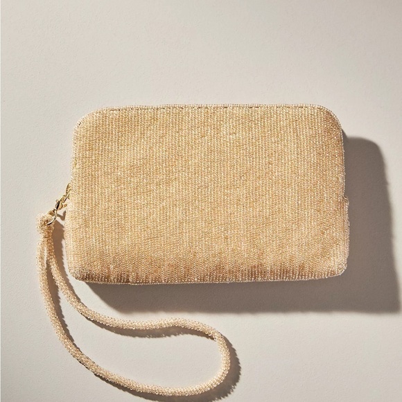 NWT ANTHROPOLOGIE Beaded Zodiac Clutch, "Leo" - Picture 3 of 3